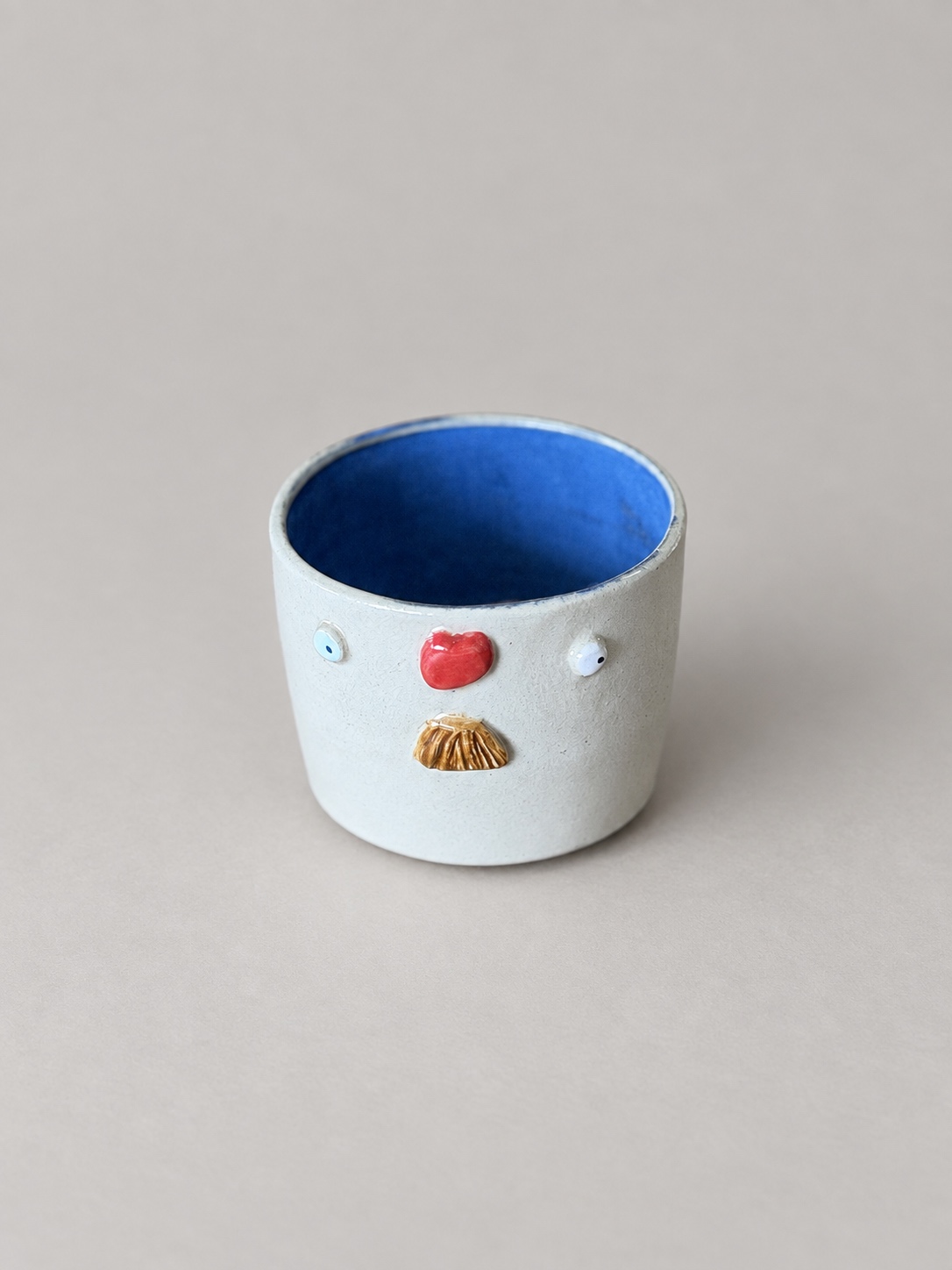 The moustache cup — handmade ceramic by Potpuri
