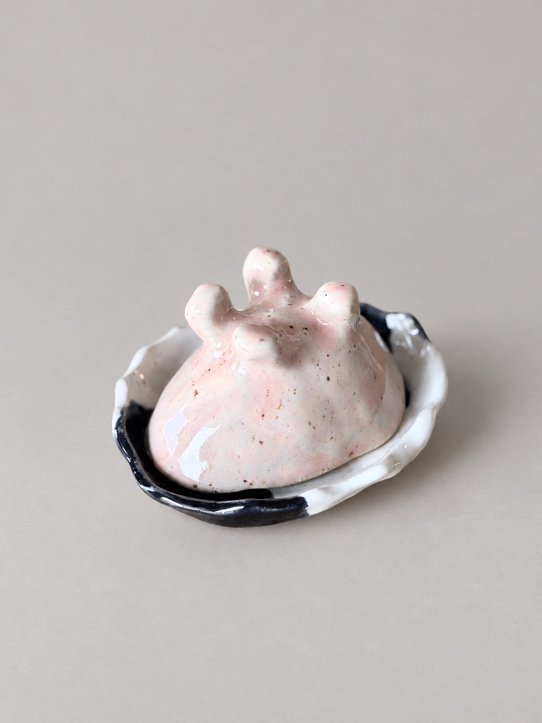 Pink surprise pot No. 1 — handmade ceramic by Potpuri
