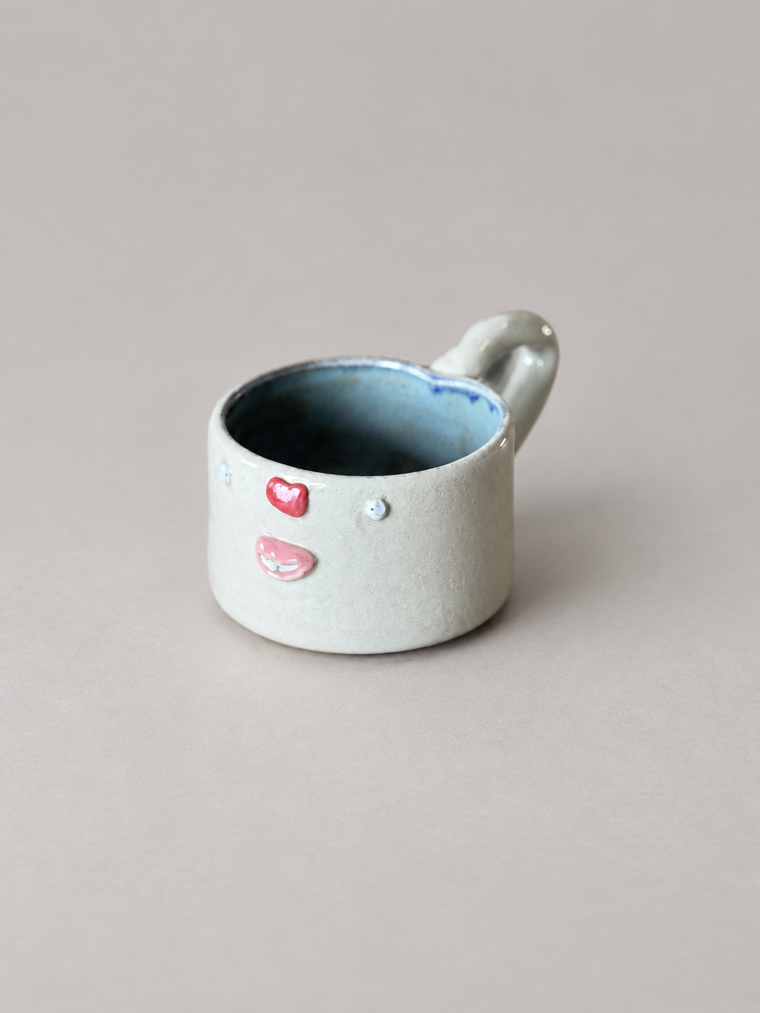 Big-ear face mug — handmade ceramic by Potpuri